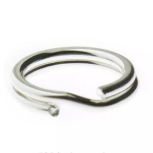 15pcs. 925 Sterling Silver Plated Split Rings to Secure your Charms - New